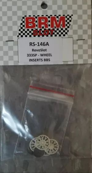 RS-146A RevoSlot 333SP Unpainted Wheel Inserts BBS